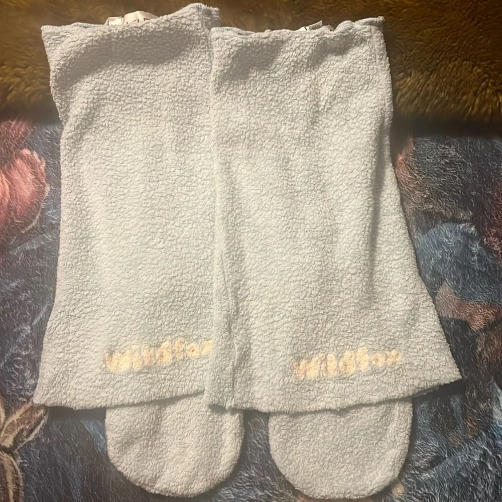 WILDFOX Cozy Chenille Fox Sox Socks Rare Sample